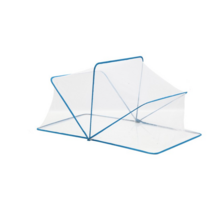 MS 이동식 원터치 강철 모기장/휴대용 강철 그물접이식 폴딩 모기장 /캠핑여행, 블루