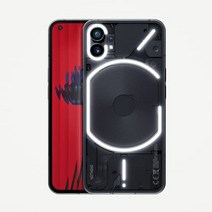 Nothing Phone (1) - 8GB RAM + 128GB 글리프 인터페이스 50MP 듀얼 카메라 Nothing OS OLED 디스플레이(6.55인치 120Hz) 블랙 A063-32969, 전화 (1), 8+128GB, 검은색