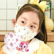 캐릭터 마스크 20매 소형 초소형 어린이 유아 마스크 새부리형 캐치티니핑 SOA60 S3, 빨리핑, 초소형(XXS)
