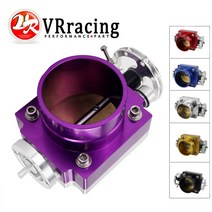 VR 새 65mm 스로틀 바디 성능 흡기 매니폴드 빌릿 알루미늄 고유량 VR6965vr 레이싱성능, 01 Red