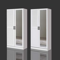 웰튼 갤러리 400 800 옷이불수납 거울 서랍옷장, 풀갤-거울이불장