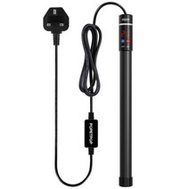 어항 히터 수조 온도조절기 POPETPOP 400W 잠수정 수족관 티타늄 가열 막대 온도계 및 LED 디지털 디스플레이 EU/US/UK 플러그, UK Plug