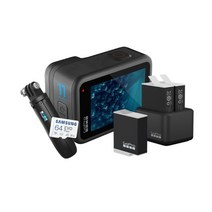 [GoPro] 고프로 히어로 11 블랙 올인원 패키지 [히어로11+엔듀로듀얼충전기+쇼티+64G]