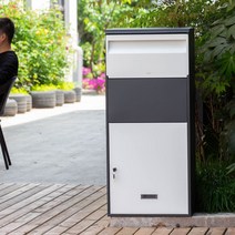 무인 택배함 택배보관함 가정용 야외 개인 단독주택 원룸 빌라 문앞 제이든스토어, 오렌지 초대형