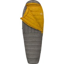 씨투서밋 Sea to Summit 스파크 초경량 28F 침낭, Dark Grey/Yellow, Regular