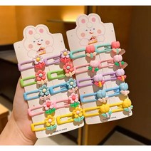 초롱핀아 여아 달콤한 꽃 똑딱핀20pcs