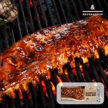 [서가앤쿡] 오리지널 바베큐 폭립 400g x 2팩, 없음