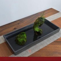 수석받침대 수석 돌 수반 수집 도자기 진열대 불상, 30x13x2CM