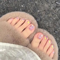 잇템샵 붙이는 네일팁 페디큐어 패디팁+테잎+글루_세트_121~140, 2개, B136(테잎+글루+서비스)