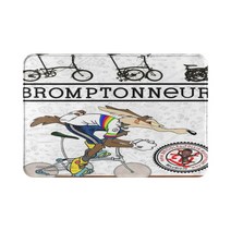 BROMPTON 접이식 자전거 로고 러그 데코 인테리어 카펫 카페트 꽃 아래 바닥 보육 침실 장식 방 거실 대형