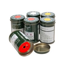 녹색안전 연막탄 1분용 소방훈련 무대공연 행사용, 적색