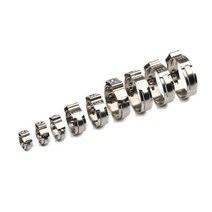 조인트 클램프 파이프 클램프 10 PCS 스테인레스 스틸 304 싱글 이어 호스 구색 키트 5.3-31mm 다중 사양, 01 5.3-6.5mm