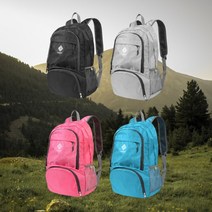 초경량 백팩 등산가방 휴대용배낭 여행가방, 실버