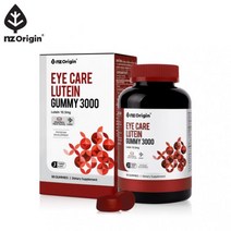 엔젯오리진 아이케어 루테인 구미(3000mg x 90 구미) 루태인 젤리 눈영양제 루테인추천 키즈 어린이 청소년 맛있는 츄어블 캔디 마리골드 무첨가, 4개, 90꾸미