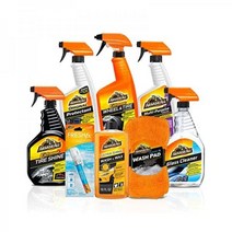 Armor All의 Premier 자동차 관리 키트 왁스 및 세척 유리 세정제 공기 청정제 타이어 휠 8개 포함, 프리미어 8피스 키트