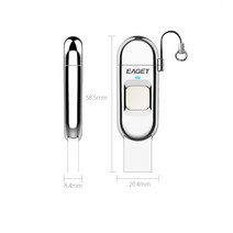 지문 인식 USB 128g USB3.0 고속 컴퓨터 데이터 보안, 지문 암호화 U 디스크 (32G)