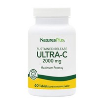 네이쳐스 플러스 서스테인드 릴리즈 울트라 비타민C 2000 mg 60 타블렛, 5병, 60정