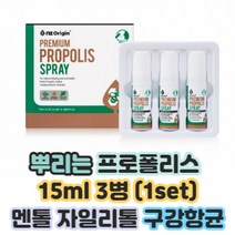 직장인 중년 프로폴리스스프레이 구강청결제 항균 멘톨 로얄제리 플라보노이드 건강식품 항산화 프로폴리 남성피로회복제 면역력높이는방법 활력 생활 구강세정제 목쉼 마른기침 입안 관리