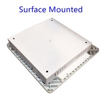 방수 캐노피 조명 60w80w100w150w 뒷마당 차고 주유소 램프 표면 장착 오목한 상업용 천장 램프, 80W, Cold White 6000K, Surface Mounted