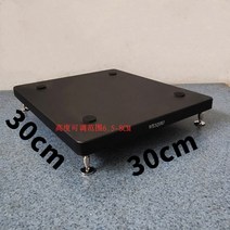 가정용 우퍼 이동식 받침대 바퀴 스피커 방진 패드 매트 사운드바 거치대 스탠드 음향 층간소음, 단일사이즈