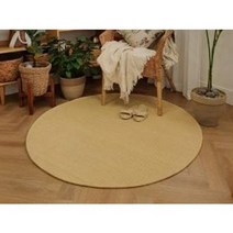 퓨어라탄러그 라탄인테리어소품 라탄원형 거실 포인트러그