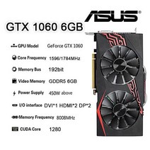 추천제품ASUS-그래픽 카드 GTX 1060 3G 1060 5G 1060 6G GDDR5 6 핀 비디오 카드 GPU 데스크탑 CPU 마더보, 03 Asus-GTX-1060-6GB