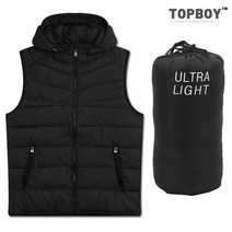 탑보이TOPBOY 다운라이크 후드 경량 패딩조끼 JW487