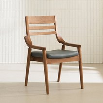 세계로가구 고든 고무나무 원목 체어 식탁 의자, 월넛색상