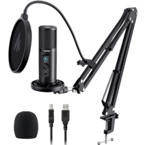 마오노 USB 팟캐스트 마이크로폰 세트 (AU-PM422), AU-PM422