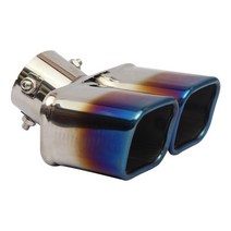 범용 자동차 테일 파이프 머플러 콘센트 배기 후면 튜브 팁 노즐