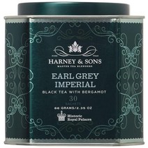 Harney & Sons 셀러브레이션 티 홍차 살구 헤이즐넛 시나몬 맛 30개입, 30 Count (Pack of 1), Earl Grey