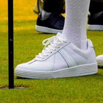 독일군 여성용 골프화 수제 천연가죽 편안한 연습 필드 스파이크리스 골프화