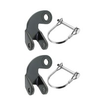자전거트레일러 2pcs/set Practical Easy Install Steel Bicycle Trailer Hitch Coupler Rear Axle Mount D, 한개옵션0