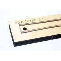 우드카빙키트 일본 철강 블레이드 2 개/대 DIY 가죽 템플릿 시계 벨트 나무 죽을 나이프 금형 스텐실 4 모, 06 B 20-22mm