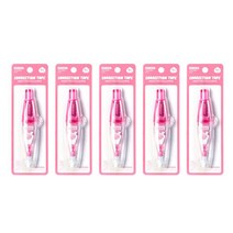 카카오프렌즈 노크식 수정테이프 / 5개 묶음상품 10개 묶음상품 / 라이언 어피치 / 화이트 수정테이프 카카오필기류 카카오프렌즈학용품, 어피치(5개 묶음상품)