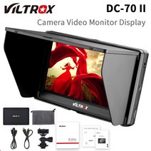 프리뷰모니터 Viltrox DC-70 II 4K 7 DSLR 필드 AV 입력 IPS, 한개옵션0