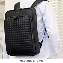 셀러허브 패션 [멜팅브라운] 남성백팩 가죽백팩 정장백팩 직장인가방 F60