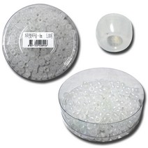 살구통 슬라임 재료 및 구슬 비즈, 통 자외선 발색 6mm