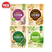 해표 동결건조 4종 세트(다진마늘+다진생강+다진청양고추+생생대파)