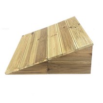 강아지계단 나무계단 애견스템 슬라이드형, 애견경사계단1단 35cm - 실외용