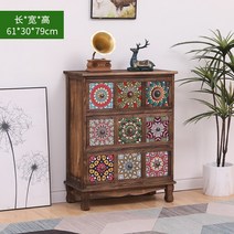 콘솔서랍장 원목 엔틱 화장대 고가구 화초장 인테리어 서랍장, 차림새, P