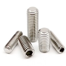 M3 M4 M5 M6 M8 M10 M12 DIN913 316 A4-80 육각 소켓 플랫 포인트 그럽 볼트 세트 나사, 04 10pcs M4_12 30mm