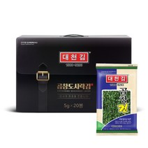 대천김 곱창 도시락김 5g x 20p 선물세트, 1세트