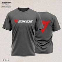 남성용 여름 패션 바이크 오토바이 스포츠 티셔츠 3D 프린팅 o 넥 반팔 성인 용 올 매치 스트리트 탑, [08] L, [09] Dark grey - DAINESE
