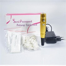 35000r/m Micropigmentation 눈썹 문신 기계 Dermografo 보편적 인 영원한 메이크업 PMU Microblading 귀영 나팔 총, [01] Golden  kit