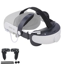 vr챗 확장현실 혼합현실 가정IOT 탑Q2 Oulus 퀘스트 2 엘리트 헤드 스트랩 배터리 팩 헤일로 교체 보조베터, 01. ., 쇼로 2pcs
