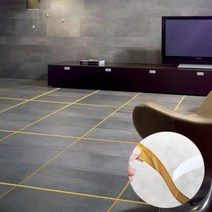 바닥 타일 매지 대리석 욕실 줄눈 테이프 셀프 시공 씰링 용 셀프 바닥라인 타일 실링 테이프, 실버