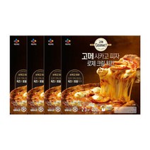 고메 로제크림치킨 시카고피자 400g 4개 2189082, 고메 로제크림치킨 시카고피자40