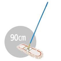 크린디포 기름걸레 세트 90cm 백색 강당걸레 밀대, 1개