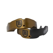 Battle Sports Science 2가지 색상 청소년 마우스 가드 (2팩) 네이비/옐로우 475204, Gold